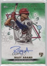 2022 Inception Base Rookie and Emerging Stars Green 12/125 Riley Adams Auto 0rz7
