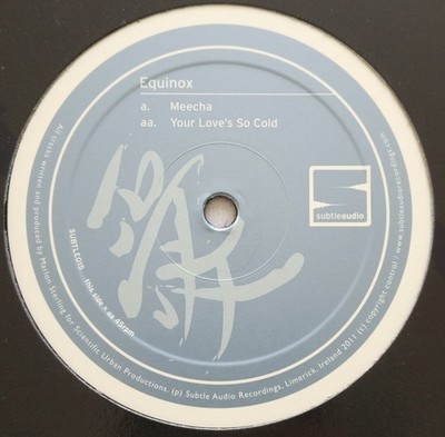 Equinox - Meecha / Your Love's So Cold - Vinyl Record 12 - F4593z