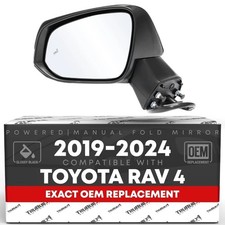 Driver Side Mirror Replacement - Compatible with 2019-2024 Toyota RAV4 - Powe...