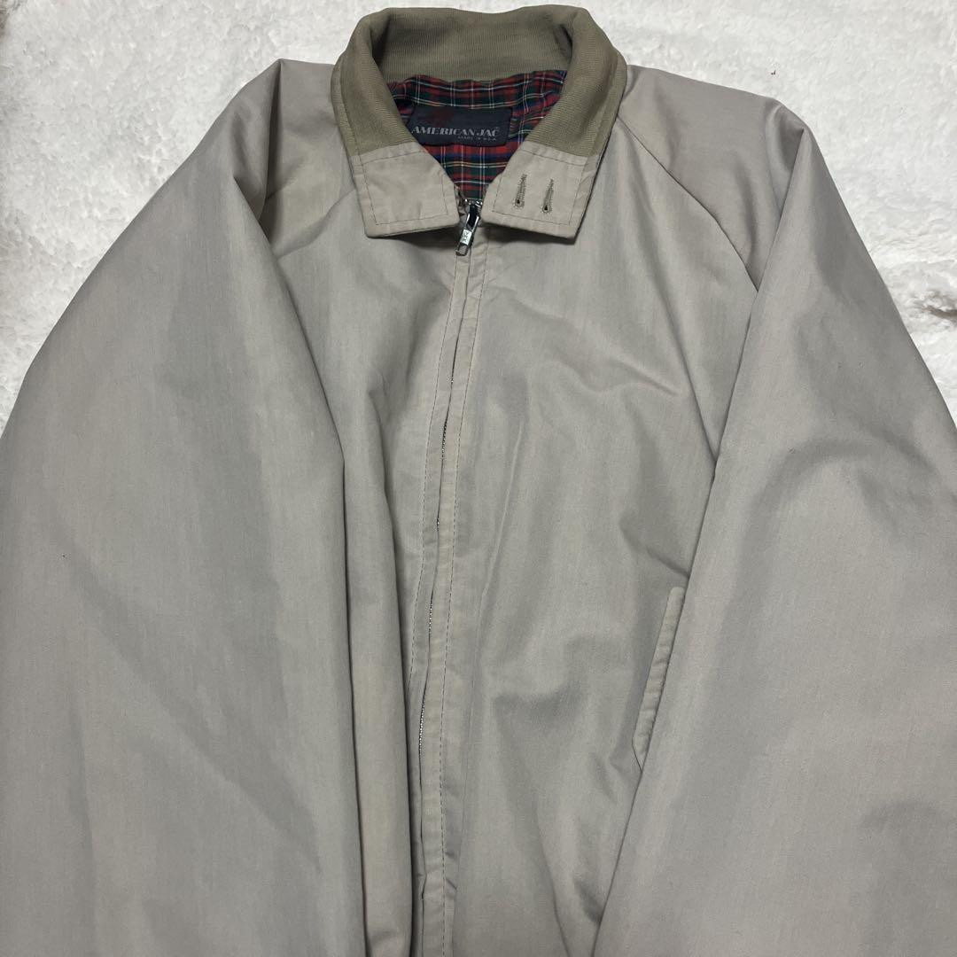 80s Harrington Jacket Made in USA Short Length Size L Good 