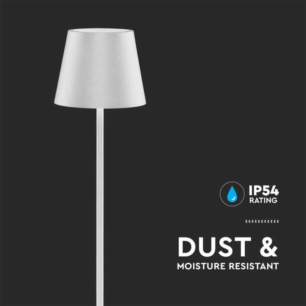 V-TAC VT-7544 Lampada da terra piantana led touch dimmerabile in alluminio corpo foto 3