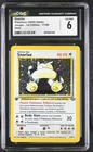 CGC 6 ITALIAN Snorlax 2000 Jungle 1st Edition 11/64 Holo Pokemon Card