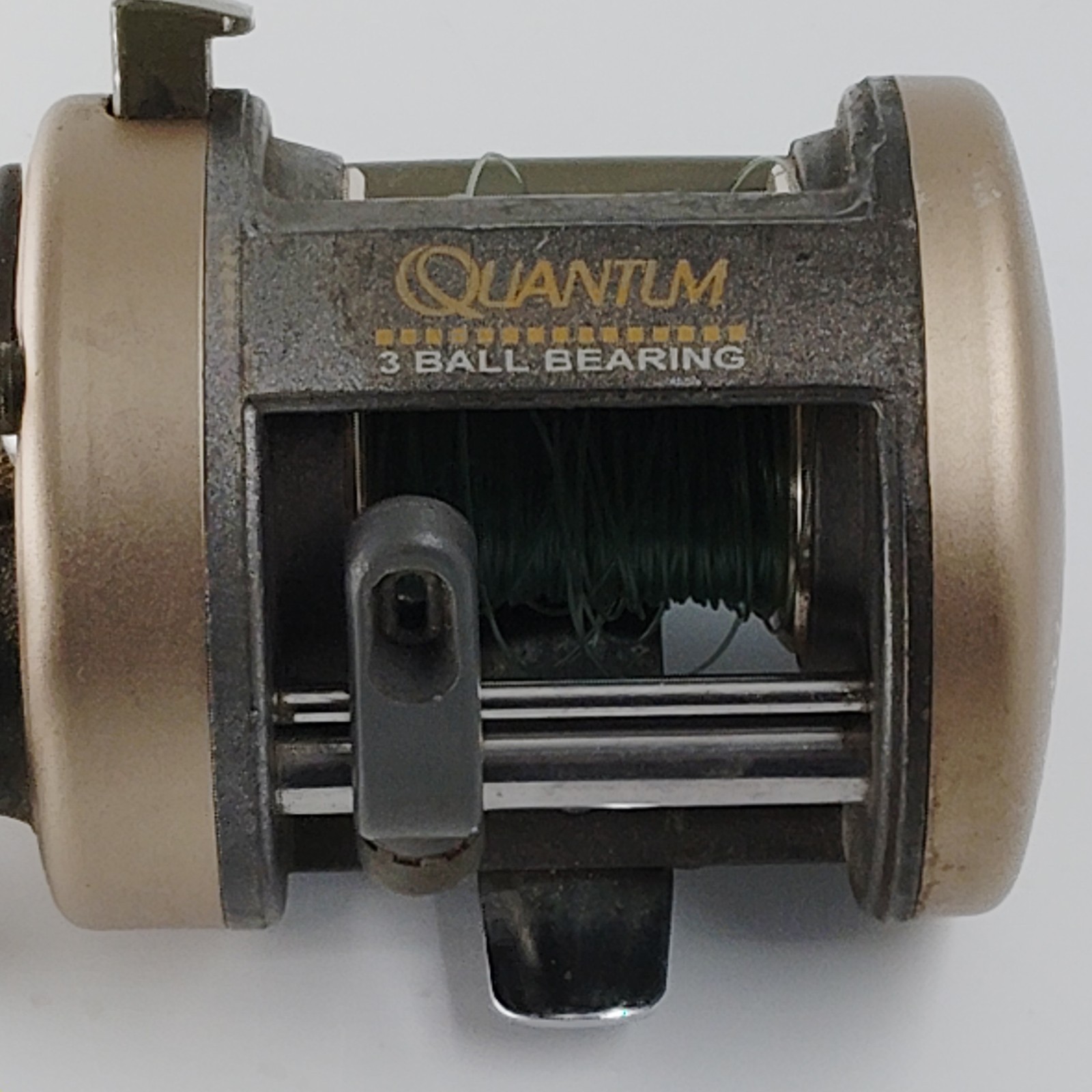Vintage Zebco Quantum IR3W Baitcasting Fishing Reel Metal Gears Made In Japan