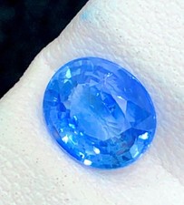 1.40 Ct No Heat Natural Blue Sapphire Loose Gemstone Sri Lanka