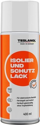 Teslanol Isolier- Schutzlack Spray 400 ml zum Versiegeln und Isolieren Lackspray