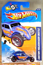 2012 Hot Wheels 176 Hw Racing 610 Custom Volkswagen Beetle Blue Wblack Oh5 Sp