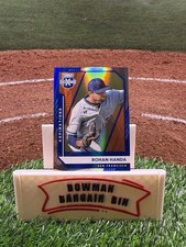 2021 panini elite extra edition baseball Rohan Handa Blue /249