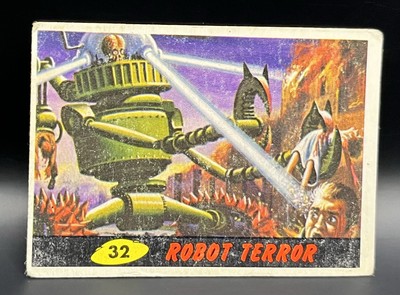 Mars Attacks Trading Card #32 Bubbles Inc. 1962