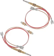 Outdoor Patio Heater Thermocouple Sensor, with M8 X 1 End Connection Nuts, M6 X