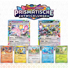 Pokemon EX-Karten 💎 PRISMATISCHE ENTWICKLUNGEN 💎 Glitzer Auswahl - DEUTSCH