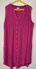 Knox Rose Women's Dark Pink Spring/Summer Dress Size XL Boho, Cottage Core