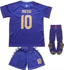 Kids Messi 2024/25 Copa America Fan - Size 26 - Blue Jersey, Shorts, Socks
