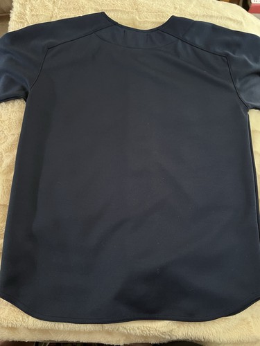 Vintage New York Yankees Jersey Youth Boys M Swoosh Y2K NYC 90's Baseball - Picture 2 of 4