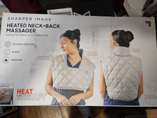 SHARPER IMAGE Heated Neck  Shoulder Massager Open Box
