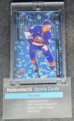 Matthew Schaefer 2025-26 Upper Deck Series 2 Dazzlers #DZ-57 Blue NY Islanders