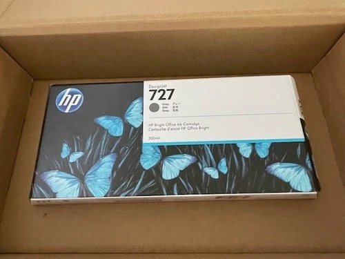 HP OFFICE BRIGHT GRAY INK CARTRIDGE F9J80A END DATE CODE APR 2023