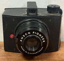 Ansco Pioneer Vintage Box Camera Made in USA PB20 TESTED WORKS