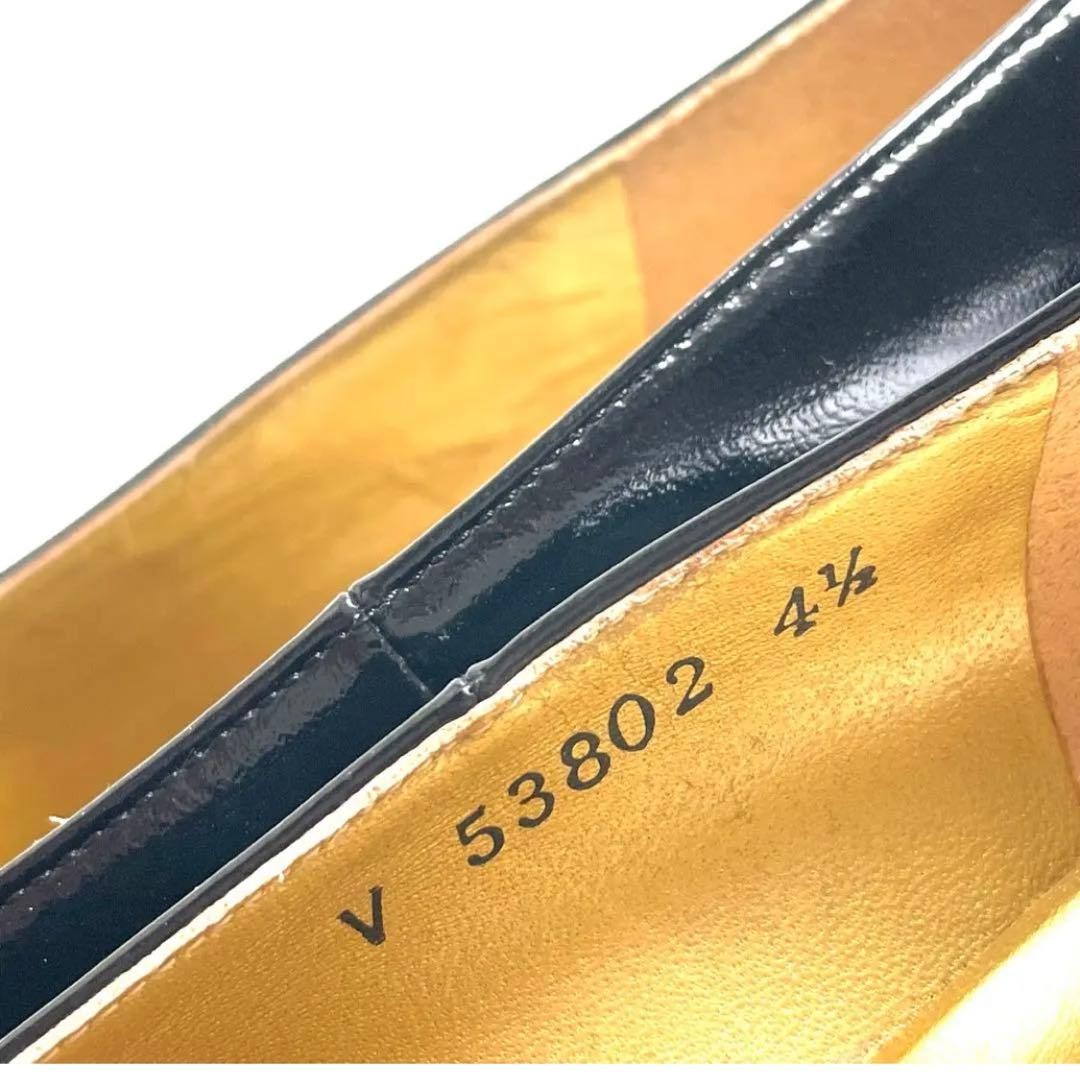 VALENTINO GARAVANI Pumps Size 22cm Black Enamel High Heels with Minor Wear thumbnail 12