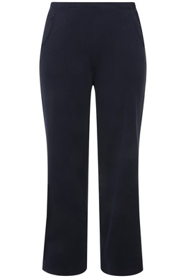 Ulla Popken Damen große Größen Jogginghose gerades Bein Gummibund 624781