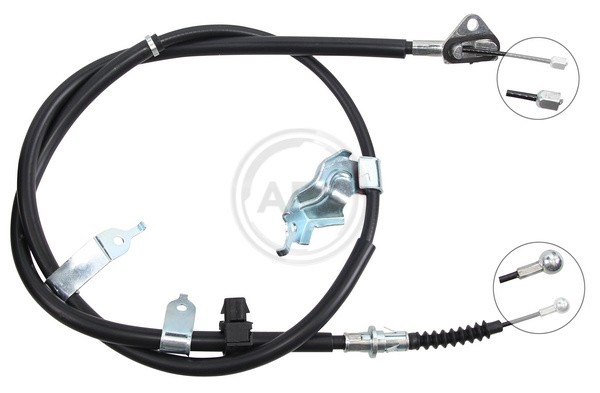A.B.S.-OE K18966-OE Cable Pull, parking brake for TOYOTA