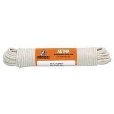 Interlocked Sash Cord, 3,100 lb Capacity, 100 ft, Cotton, White Samson Rope