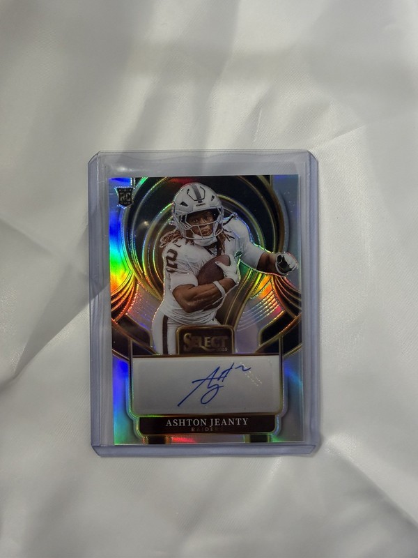 Panini Select Ashton Jeanty Auto RC Select Signatures #SIP-ASJ Raiders