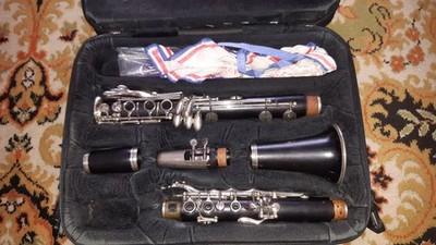 Klarinette / Clarinete  Sib (wood)  Martin Fréres  Full Boehm system  Paris