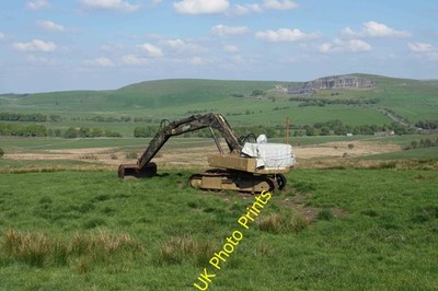 Photo A2 Excavator above Rushup Farm Bagshaw I was pondering whether the c2021
