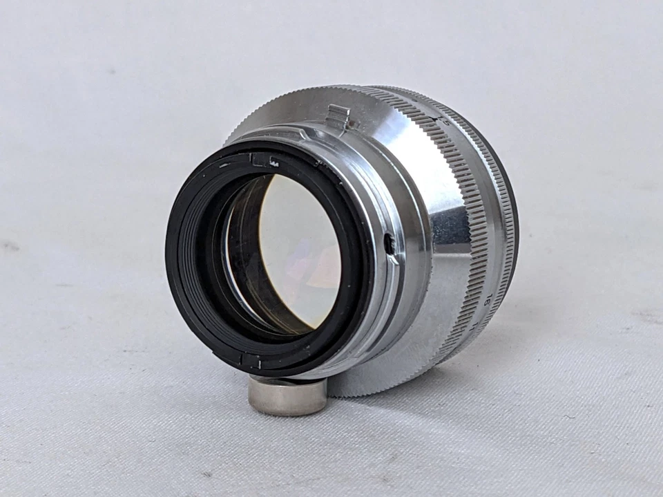 Red T [N MINT] Zeiss Opton Sonnar 50mm F/1.5 Rangefinder Lens Contax From JAPAN - Image 4 of 4