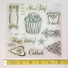 Close To My Heart CTMH - D1497 - Art Philosophy Celebration Clear Stamps NIP