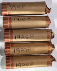 5 rolls of wheat pennies 1919p 1925p 1926p 1927p 1928p