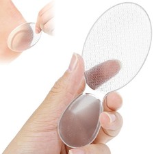 QFGasre Nano Glass Foot File 8-Shaped 1 Count Pack of 1 , Clear, Silver