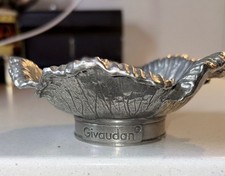 Vintage Royal Selangor Pewter designer Schale / Figur / Skulptur 10cm "Bl&uuml;te"
