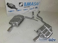 Imasaf Auspuff Endtopfset für Audi A4 + Avant + Cabrio 1.8 T B6/B7 2000-2008