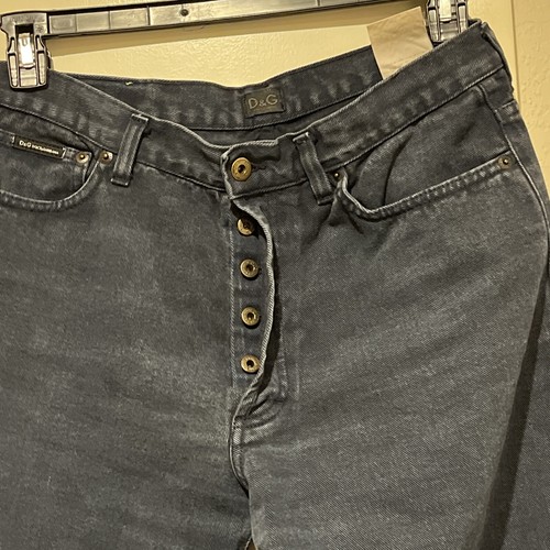 Jeans Dolce & Gabbana blu scuro, mostra 30 x 34 blu, Made in Italy perfette condizioni - Foto 6 di 13
