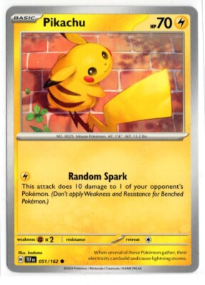 ポケモンカード ピカチュウ 051/162 Pokemon Temporal Forces 051/162 Pikachu | eBay