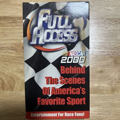 Full Access Nascar 2000 VHS VCR Video Tape Movie Volume 1