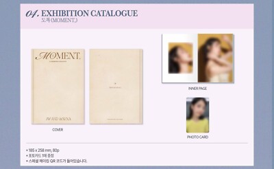 IU MOMENT 순간 OFFICIAL MD GOODS EXHIBITION CATALOGUE + PHOTOCARD