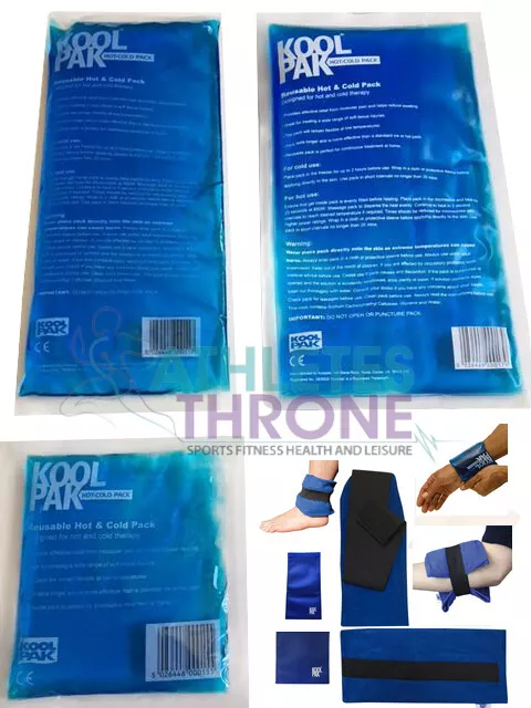Koolpak Reusable Hot Cold Sports Ice Gel Pack First Aid Sprains Pain Relief S XL
