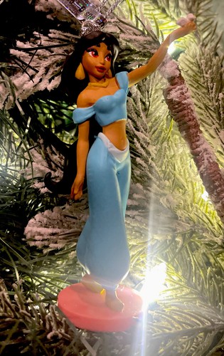 2025 Disney Jasmine w Bird Christmas Tree Ornament Aladdin, New w Tag - 第 1/1 張圖片