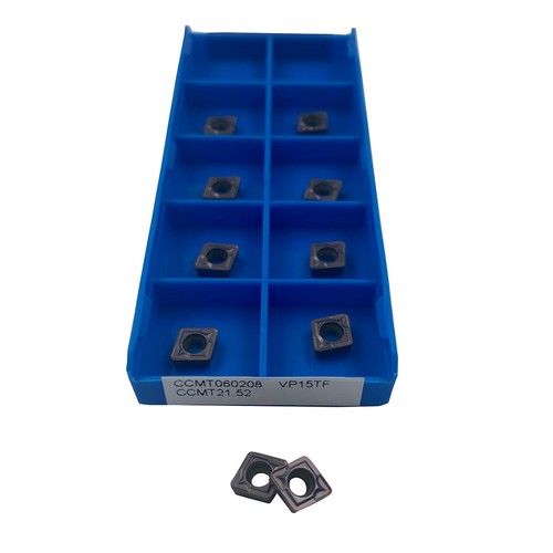 Inserto de carburo CNC CCMT21,51/21,52 CCMT060204/060208 VP15TF 20 piezas - Imagen 6 de 9