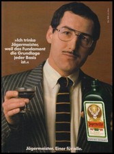 J&auml;germeister #2848 - Reklame Werbeanzeige Original-Werbung 1985