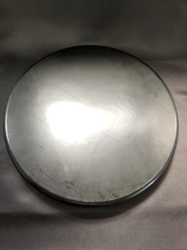 Bandeja de madera vintage de Japón firmada por O-BON DIÁMETRO: 32,5 cm/12,7 pulgadas Altura: 4 cm/1,6 pulgadas - Imagen 12 de 12