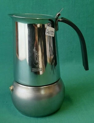 CAFFETTIERA BIALETTI KITTY EXPRESS 6 TAZZE INOX 18/10 GUIDO BERGNA. AN88 - Imagen 1 de 4