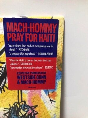 Mach-Hommy ‎Pray For Haiti Vinal Analog LP Hip Hop America Rap