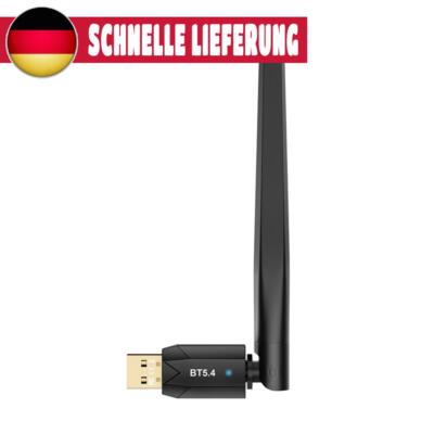 USB Bluetooth-Compatible 5.4 Adapter Supports Windows 11/10/8.1/7 Useful for PC