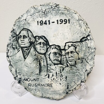 Shapes Of Clay By Stan Mt Rushmore Wall Hanging Mt. St. Helens Ash