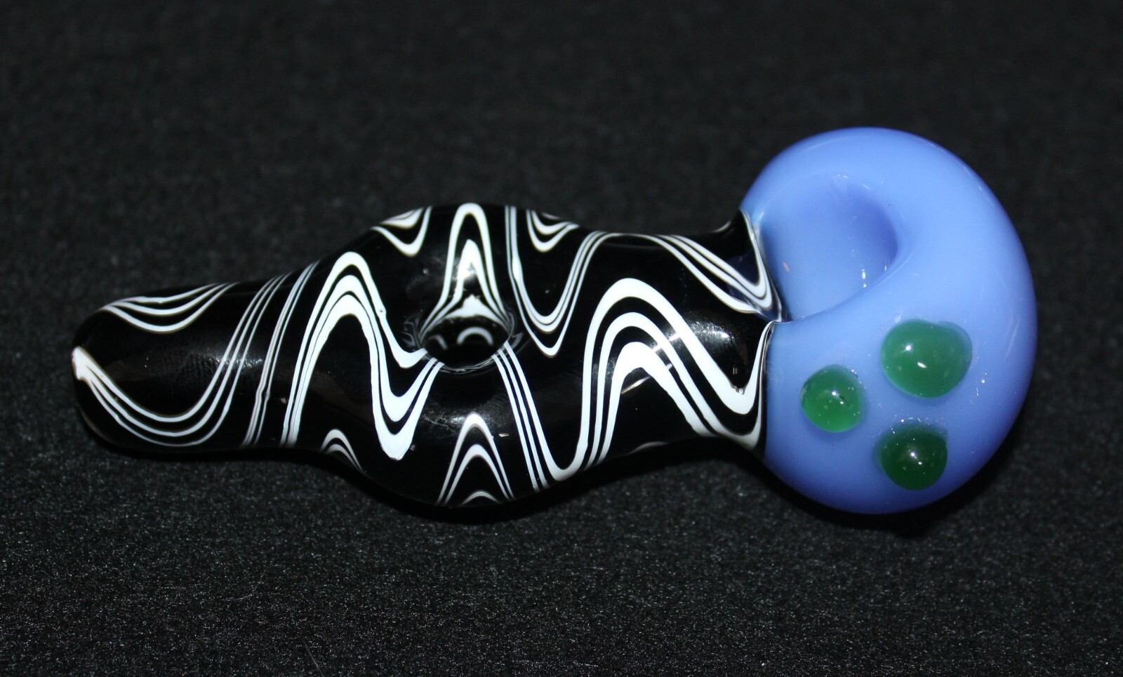 4 1/2" WINDING ROAD Glass Tobacco Smoking Glass Pipe THICK GLASS pipes