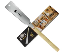 Japanese Pull Saw Hand Saw 9.5 Inch Ryoba Double Edge For Fine Woodworking Tool