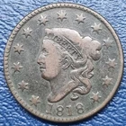 Photo of a 1818-P Large Cent from an eBay sale